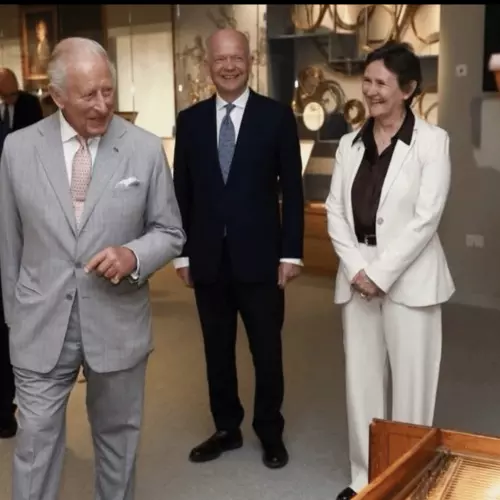 King Charles visits Oxford's Bate Collection and opens new Stephen A. Schwarzman Centre (Image: NQ)